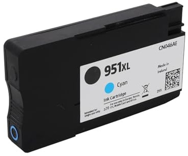 Kompatibel mit HP Officejet Pro 8100, 8600, 8610, 8620, 8630, 251dw und 276dw Druckern (HP/HP 950XL, 950, 951, hp950, hp951)(Cyan)