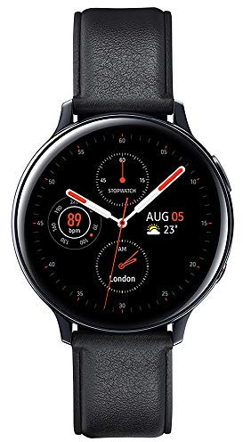 Samsung Galaxy Watch Active2 4G LTE Stainless Steel 44 mm - supports Phone, Black (UK Version)