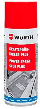 Wurth - Pegamento en spray Power Plus adhesivo de alta resistencia, 400 ml, art. 0890100064