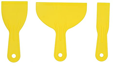 3 piezas de masilla cuchillo raspador espátulas de relleno esparcidor herramientas de extensión 37 mm - 150 mm, incluye espátula de plastico