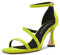 Castamere Mujer Medio Heel Abierta Punta Sandalias Correa Tobillo de Boda Dress 8.5 CM Heels Verde Lima 39 EU