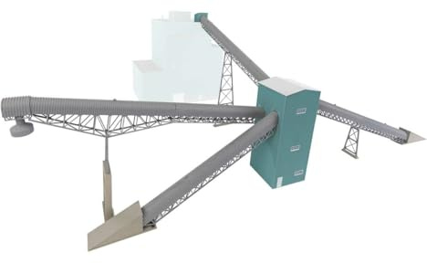 Spur H0 – byggsats stor transportsystem transportband