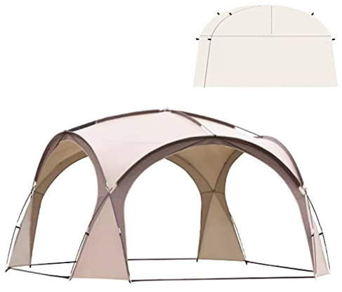 Waterproof 6-8 Man Dome Canopy Tent - Family Large Outdoor Event Shelter Camping Gazebo Tents with 4 Removeable Sun Shade Walls - Perfect for Fishing, Hiking, Picnic - 4.2 X 4.2 X 2.3M