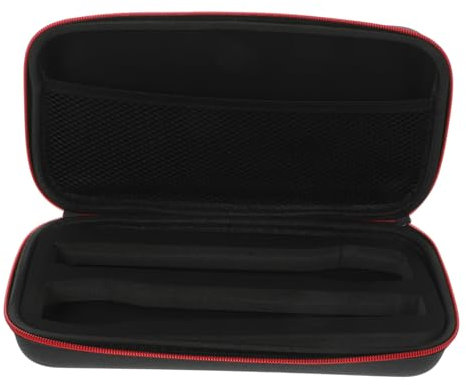 SAFIGLE Mikrofonbox mit Steckplätzen Eva-Material Leicht Zugänglicher Reißverschluss für Unterwegs