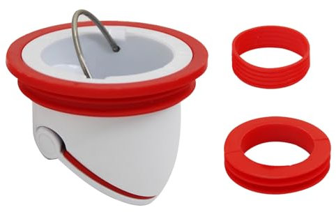 Valvola antiodore per scarico pavimento bagno antinsetti magnetica filtro griglia per piatto lavanderia toilette fogna sifone lavabo piletta doccia anti capelli antirefluss (40-48mm)