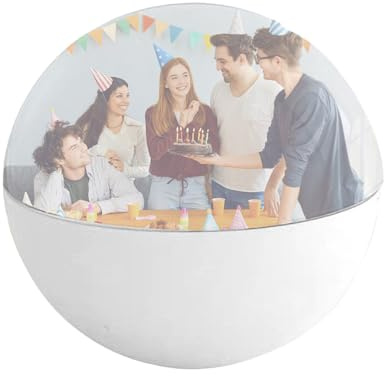 Kristallboll videospelare – 2,7 tum digital minneskula, uppladdningsbar videokula, lysande visuell presentboll | Anpassad videospelare för födelsedag, bröllop, årsdag, fest, jul