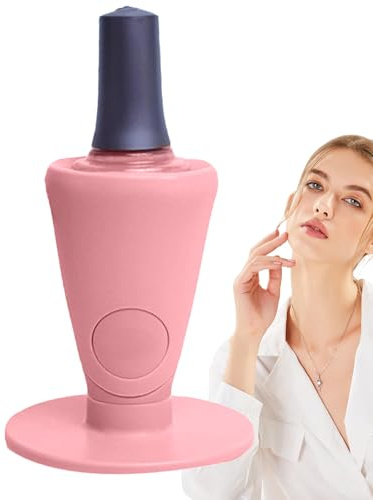 Soporte de silicona para esmalte de uñas, base inclinada antiderrames con agarre seguro para uñas, organizador portátil de botellas de esmalte de uñas para el hogar y viajes