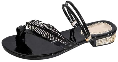 Sandales d'été à languettes pour les orteils, chaussures de plage plates, pantoufles de loisirs confortables pour femme, design aéré, avec séparateur d'orteils, parfaites pour le quotidien, les