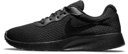 Nike Damen Tanjun Sneaker, Black/Black-Barely Volt, 36 EU