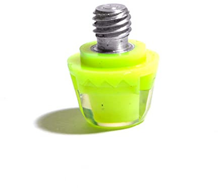 Gummistollen für Fußballschuhe - 1 Fußballstollen Standardgewinde-TPU Studs (Fluoreszierendes Gelb)