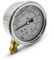 DOJA Barcelona | Wasserdruck Manometer 0-6 Bar | 1/4 Glycerin Manometer | Ø 63mm | Vertikalanschluss | Wasserdruckmanometer | Wasserdruck Messgerät, Hydraulik Druckmessgerät, Gas Manometer