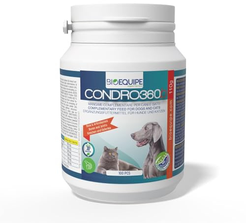 Condro 360 – Gelenktabletten für Hunde | Joint Tablets for Dogs | Gelenkpflege & Mobilitäts-Support | Deutsche Qualität | 120 Stück, hohe Akzeptanz