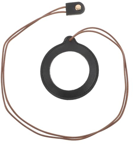 WOFASHPURET 5X Magnifying Glass Necklace for Seniors - Lightweight Neck Hanging Reading Magnifier with High Clarity Lens for Books Crafts Maps Portable Visual Aid 22.04 Inch Pu Rope