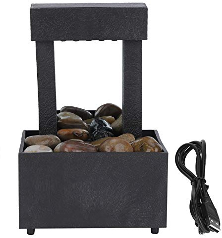 Generic Fuente de Mesa de Plástico Iluminada, Fuente de Mesa, Adorno para el Hogar, Trabajo de Sala de Estar u Oficina