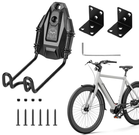 Portabicicletas Montado En La Pared - Soporte Montado En Pedal Interior Para Almacenamiento De Bicicletas De Montaña Y Carretera | Soporte De Exhibición Portátil, Organizador De Ciclismo Que Ahorra Es