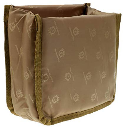 New Shockproof Partition Padded Camera Bags SLR DSLR Insert Protection Case - Brown Small