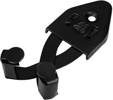 Mythrojan Metal Single Sword Wall Mounts Vertical Sword Mount Display Wall Hanger Adjustable Multifunctional Mount Wall Decor Rack for Axe, Knives - Black, Large