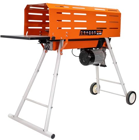 RURIS - Spaccalegna elettrico Ruris DL700-2200 W, con supporto e gabbia
