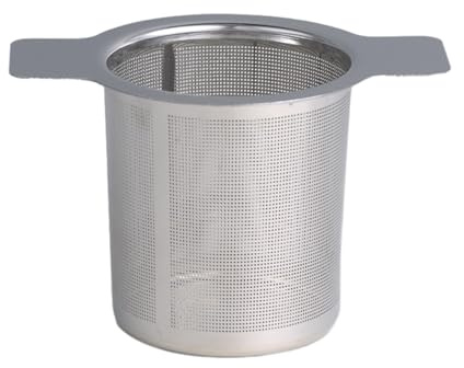Grips teägg – finmaskig tesil av rostfritt stål, lång nät-tediffusor | rostfri tesil av rostfritt stål, tesil för lös te, tebrygg, extra finmaskig tekula ägg