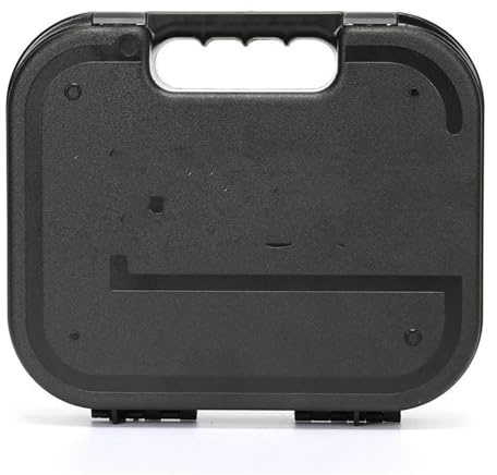 ATUMY Casseforti Custodia per Pistola Kublai Pistola Box Valigia Tattica per Pistola Cannocchiali per Fucile Ottica da Caccia Accessori Cassaforte antifurto(Black ABS Box)
