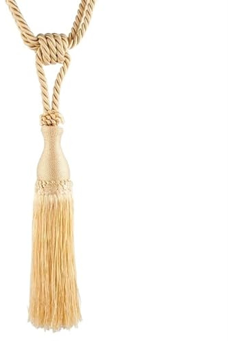 Gardinband, repband for gardiner Gardinklämmhållare Bandklämmor Spännklämmor Gardinremmar Viskos Tofsar Gardintillbehör Heminredning(Beige)