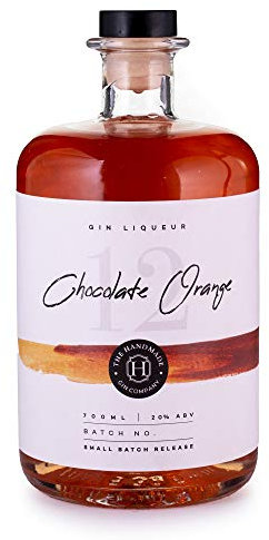 Chocolate Orange Handmade Gin Liqueur 70cl - Christmas & Festive Premium Craft Gin - 20% ABV