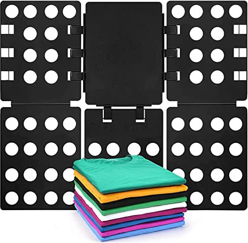 BoxLegend Folding Board for Clothes T Shirt Folding Board Children and Adults Folding Board Laundry Folding Board Clothes Black