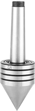 TICFOX Contre Pointe MT2, Outil de Tournage en Bois Outil de Tournage de Tour à Bois en Métal pour usinage CNC, Tours à bois