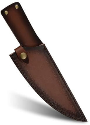 Chef Knife Vaina De 8 Pulgadas Vaina De Cuchillo De Chef De Cuero con Hebilla con Cuchillo Protector De Cuchillo Protector Cubierta De Cuchillo Universal para Restaurante En Casa