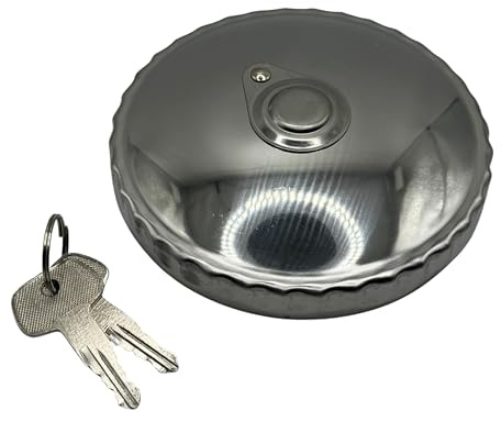 Aligoparts 80 mm låsbart tanklock i rostfritt stål för Mercedes Benz Evobus, MAN (ytterdiameter 110 mm)