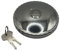 Aligoparts 80mm abschließbarer Edelstahl-Tankdeckel für Mercedes Benz Evobus, MAN (Außendurchmesser 110mm)