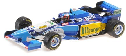 Minichamps 510953401 - Benetto. B195 Michael Schumacher Winner Japanese GP with Rain Tyres World Champion 1995 - 1/18 Scale - Collector's Model