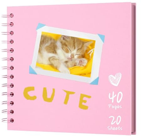 Album Photo College - Album de collection de photos, couverture personnalisable pour étudiants | Album souvenir pour les études supérieures et les activités scolaires, carnet de mémoire pour