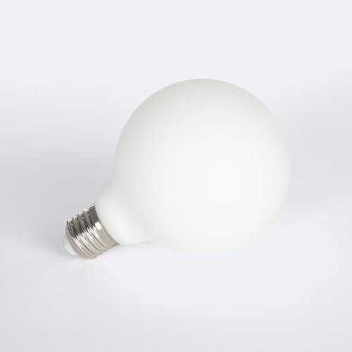 LEDKIA LIGHTING - Bombilla Filamento LED E27 12W | 1440lm | G95 Cristal Opal | Luz Cálida y Agradable | Bajo Consumo Energético | Fácil Instalación, Blanco Cálido 2700K