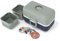 monbento - Lunchbox Kinder Tresor grün/blau - Brotdose Kinder mit 3 Fächern - Ideal für Mittagessen oder Snacks in Schule/Picknick - BPA Frei & Sicher - Lunchbox Personalisiert - Grün & Blau