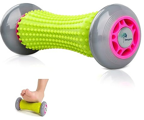 beupro Foot Massage Roller, Muscle Roller Stick for Plantar Fasciitis Recovery and Tight Muscles Relax