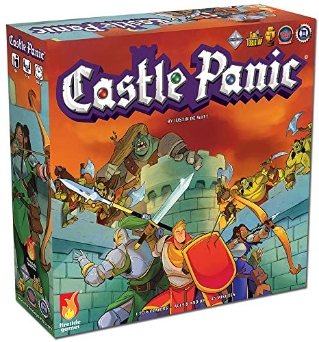 Fireside Games Castle Panic 2nd Edition | Cooperative Board Game for Adults and Family | Ages 8+ | for 1 to 6 Players | Average Playtime 45 Minutes | Made by