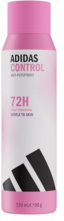adidas Control Anti-Transpirant Deo Spray für sie, feminine Duftnote und extra-langanhaltende Frische, vegan, 150 ml