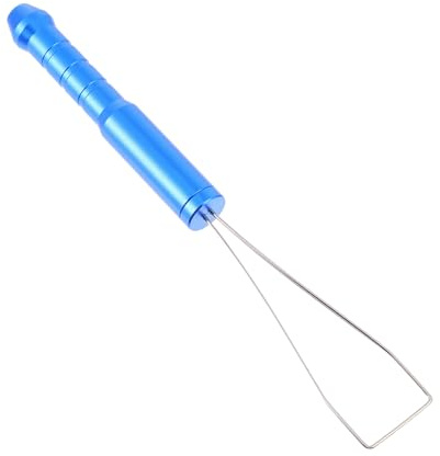 BESTonZON Tastenkappenabzieher Mechanische Tastaturen Aluminiumlegierung Blauer Key Cap Puller Komfortabel Kompatibel Tastatur Zubehör