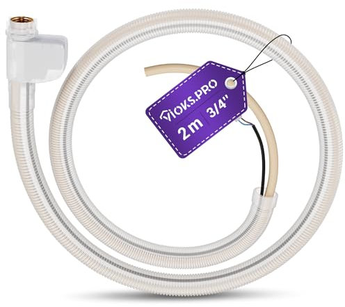Vioks.pro Zulaufschlauch mit Aquastop Wasserschlauch 1,68m Ersatz für Bosch 00668113 668113 Aquastop Spülmaschine Schlauch 3/4 Zoll & Bosch Spülmaschine Ersatzteile Siemens Geschirrspüler iQ300
