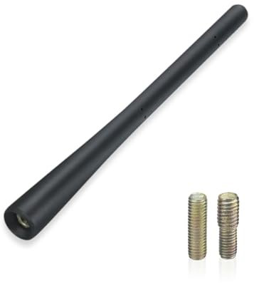 XPEX 20cm antenne radio voiture antenne autoradio Antenne de Voiture Universelle avec 2 Vis pour la Réception Radio FM/AM