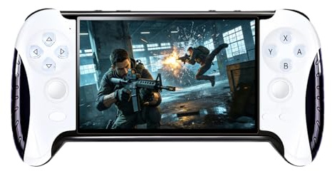 TAQY - Console portatile per videogiochi con gamepad da 4,3 pollici, 4800 giochi retrò, più emulatori, funzione di salvataggio dei giochi, prodotto elettronico portatile per intrattenimento per