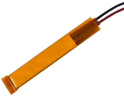 5st 12V 24V 110V 220V 75x15x3,5mm Värmeelement Konstant termostat Isolerad termistor Keramiskt luftvärmechip (24V 120C)(220V 60C 20W)