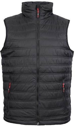 TuffStuff Men's 235 Elite Ribbed Bodywarmer, Black, Size Large