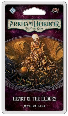 Fantasy Flight Games , Arkham Horror The Card Game: Mythos Pack - 3.3. Heart of The Elders, Card Game, Ages 14+, 1 to 4 Players, 60 to 120 Minutes Playing Time