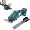 KATSU FIT-BAT 21V Akku-Heckenschere und Grasschere mit 1,5Ah Akku und 2 Klingen, 2-in-1 Gras- und Strauchschere Handgeführter, Strauchtrimmer für Garten Hof Rasen Sträucher