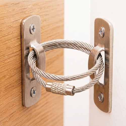12-Pack Furniture Anchors - Anti-Tip Furniture Straps for Baby Proofing - Wall Anchor for Furniture - Earthquake Straps for Child Safety