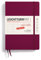 LEUCHTTURM1917 370627 Wochenkalender Medium (A5) 2025, 18 Monate, Port Red, Deutsch