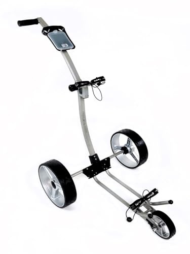 Yorrx Slim Lion Pro5 Plus – lätt billig aluminium golfvagn push-trolley med omfattande utrustning (Alu cool)