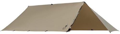 OneTigris Proteus Camping Canvas, Versatile and Waterproof, Lightweight, Shelter with Doors, Extra Large, 20' x 9'2', Ideal for Camping, Hiking, Backpacking, Tent, Bushcraft